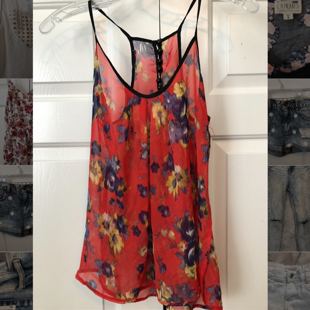 Charolette Russe Sheer Blouse